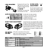 Предварительный просмотр 7 страницы CBC CL-301 Instruction Manual