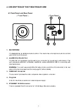 Предварительный просмотр 9 страницы CBC DDK-1000 Installation & Operation Manual