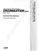 CBC GANZ Digimaster Series Instruction Manual preview