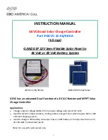 Preview for 1 page of CBC GEVC 12-36/48 6A Instruction Manual