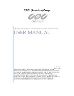 Preview for 1 page of CBC MP1 User Manual