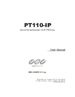 CBC PT110-IP User Manual предпросмотр