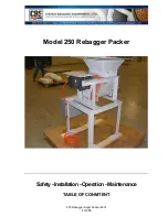 Предварительный просмотр 1 страницы CBE 250 Safety Installation And Maintenance Instructions