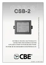 Предварительный просмотр 1 страницы CBE CSB-2 Quick Start Manual