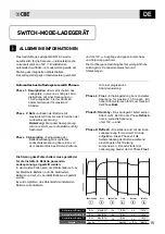 Preview for 15 page of CBE ENERGY CB516-3 User Manual