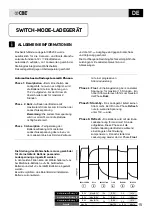 Preview for 15 page of CBE ENERGY CB520-3 User Manual