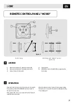 Предварительный просмотр 21 страницы CBE Energy Line BDS180 User Manual