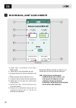 Предварительный просмотр 32 страницы CBE Energy Line BDS180 User Manual