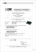 Предварительный просмотр 43 страницы CBE Energy Line BDS180 User Manual