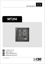 CBE MT214 User Manual предпросмотр