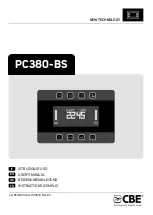 Preview for 1 page of CBE PC380-BS User Manual