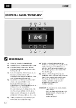 Preview for 32 page of CBE PC380-BS User Manual