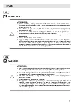 Предварительный просмотр 5 страницы CBE PRM330 User Manual