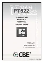 Preview for 1 page of CBE PT622 User Manual