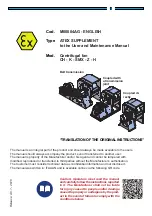 Предварительный просмотр 2 страницы CBI CH Series Translation Of The Original Instructions