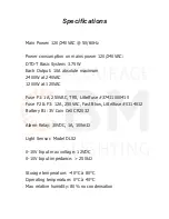 Preview for 25 page of CBM LUMIX User Manual