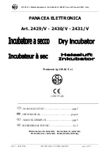 CBM PANACEA ELETTRONICA 2429/V User Manual preview