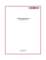 CBORD VRC2100 Installation Manual preview