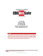 Preview for 4 page of CBS ArcSafe RSA-107 Installation And Operation