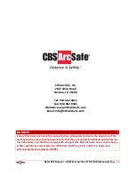 Preview for 5 page of CBS ArcSafe RSA-145E Installation And Operation