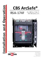 CBS ArcSafe RSA-174F Installation And Operation Manual preview