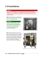 Preview for 2 page of CBS ArcSafe RSA-180 Installation & Operation Manual