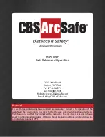 Preview for 12 page of CBS ArcSafe RSA-184F Installation And Operation Manual