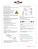 Preview for 3 page of CBS ArcSafe RSK-SACE2 User Manual