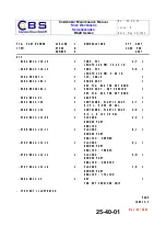 Предварительный просмотр 67 страницы CBS B822 Series Component Maintenance Manual With Illustrated Parts List