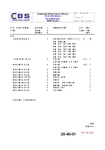 Предварительный просмотр 108 страницы CBS B822 Series Component Maintenance Manual With Illustrated Parts List