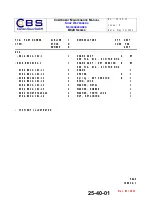 Предварительный просмотр 110 страницы CBS B822 Series Component Maintenance Manual With Illustrated Parts List