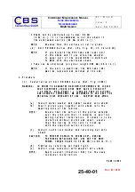 Предварительный просмотр 119 страницы CBS B822 Series Component Maintenance Manual With Illustrated Parts List