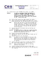 Предварительный просмотр 121 страницы CBS B822 Series Component Maintenance Manual With Illustrated Parts List