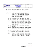 Предварительный просмотр 123 страницы CBS B822 Series Component Maintenance Manual With Illustrated Parts List