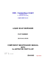 CBS CBS154-002 Series Component Maintenance Manual preview