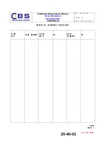 Preview for 3 page of CBS SD300BU-88 Component Maintenance Manual With Illustrated Parts List