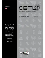 CBTL Contata Caffitaly S03 User Manual preview