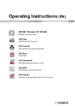 CC-ISOBUS CCI 100 Operating Instructions Manual preview