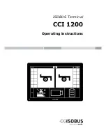 CC-ISOBUS CCI 1200 Operating Instructions Manual preview