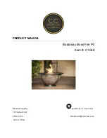 CC Products Bodaway Bowl Product Manual preview