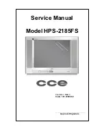 Предварительный просмотр 1 страницы CCE HPS-2185FS Service Manual