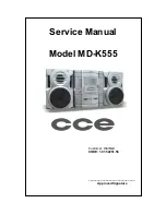 CCE MD-K555 Service Manual preview