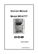 Preview for 1 page of CCE MD-K777 Service Manual