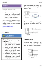 Предварительный просмотр 11 страницы CCEA K11LED3W Installation Manual