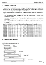 Preview for 7 page of CCEA MIZAR Series Installation Manual