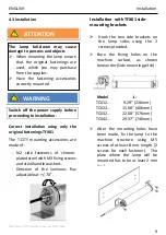 Предварительный просмотр 9 страницы CCEA T-City Series Installation Manual