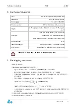 Preview for 2 page of ccei BRIO ZX30 Technical Instructions