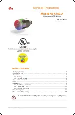 Preview for 1 page of ccei Mini Brio X15CA Technical Instructions