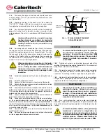 Preview for 2 page of CCI Thermal Technologies Caloritech OKB Series Installation, Operation And Maintenance Instructions