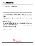 Preview for 3 page of CCI Thermal Technologies Caloritech OKB Series Installation, Operation And Maintenance Instructions